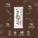 ALOHA Plant Based Coconut Chocolate Almond Protein Bar, 12 Ct