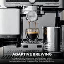 Ninja Luxe Café Pro Espresso Machine & Drip Coffee Maker, Cold Brew, Hot Water, Integrated Tamper, Built-in Grinder, Hands-Free Frother for Cappuccinos, Lattes, Americanos, Dairy or Non-Dairy, ES701