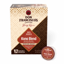 (3 pack) Don Francisco's Kona Blend Medium Roast K-Cup Coffee Pods, 24 Count, Compatible with Keurig Brewers, Recyclable Through TerraCycle
