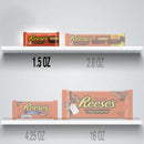 Reeses 1.5 oz Milk Chocolate Peanut Butter Cups Candy, 36 Countt