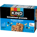 (5 pack) KIND Breakfast Protein Bars, Blueberry Almond, Gluten Free, 8g Protein, 1.76 oz, 6 Packs